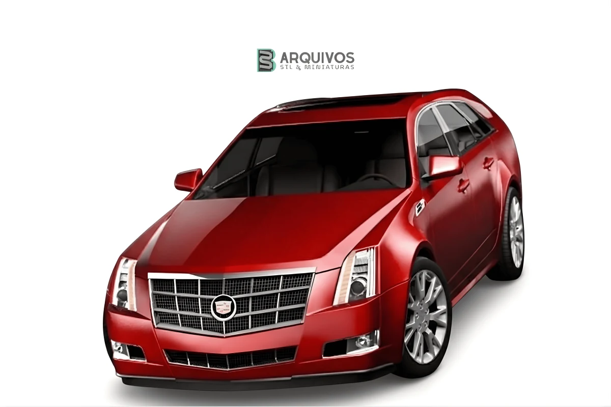 Modelo 3D STL - Cadillac CTS Sport Wagon 2010 — foto 4